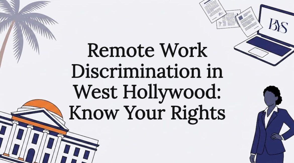 Decorative legal and remote work themed title card